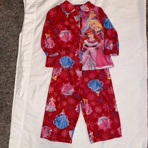 Disney Princess 2 Piece Pajama Set